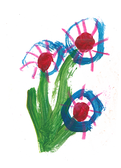 Flower illustration by Aska Schär